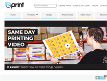 Tablet Screenshot of eprintonline.com.au